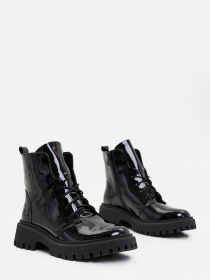 Ботинки ISSA Plus модель OB2-132_черный Фото