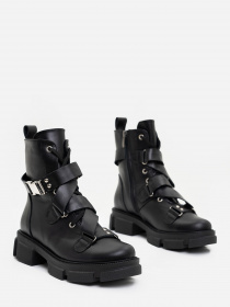 Ботинки ISSA Plus модель OB2-139_black Фото