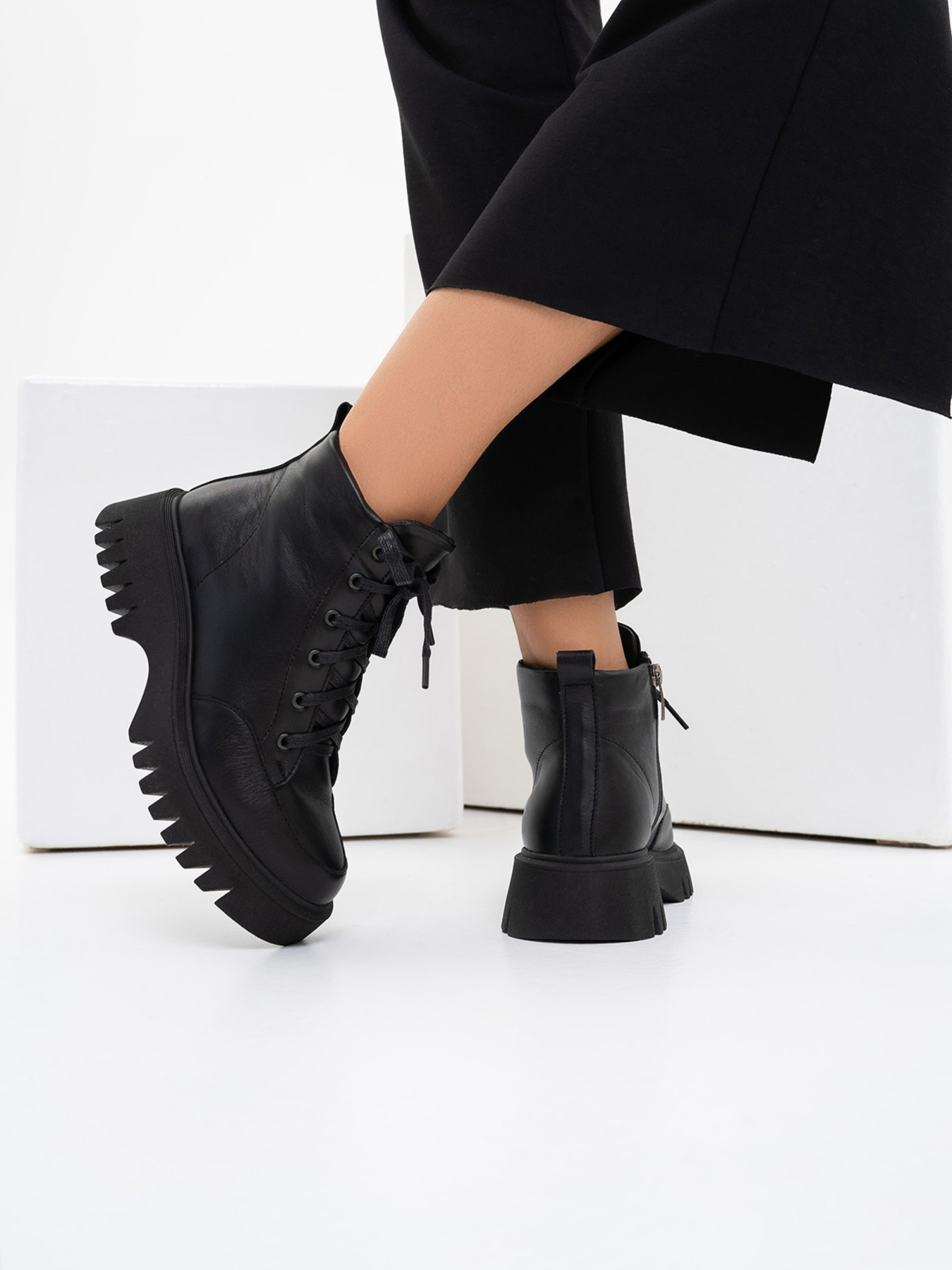 Ботинки ISSA Plus модель OB2-140_black Фото