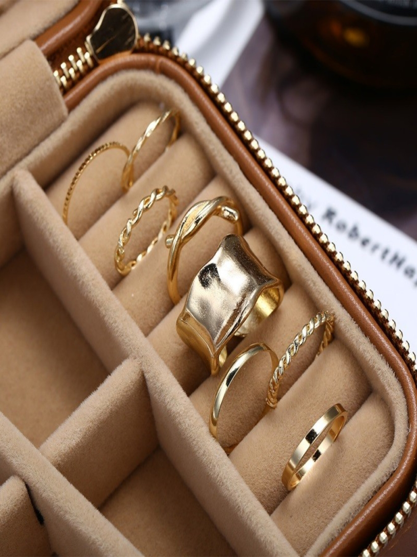 Кольца ISSA Plus модель AK-162_gold Фото