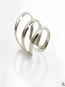 Серьги-подвески ISSA Plus модель AK-183_silver Фото