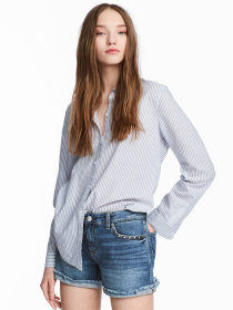 Шорты джинсовые H&M модель 63978 Фото