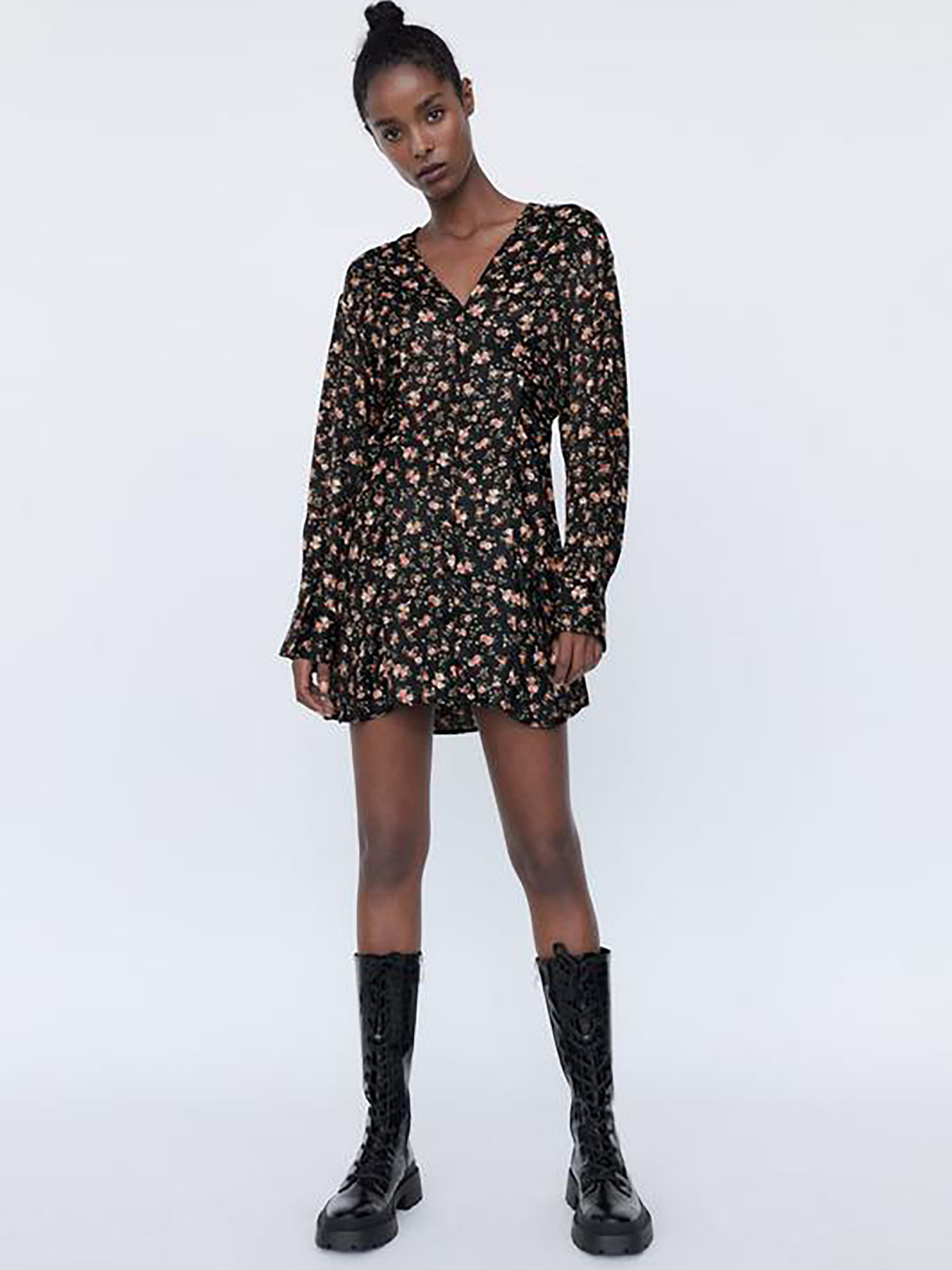 Платье мини ZARA модель 65609 Фото