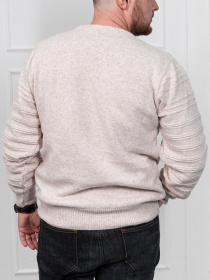 Джемпер ISSA Plus модель GN4-86_beige Фото