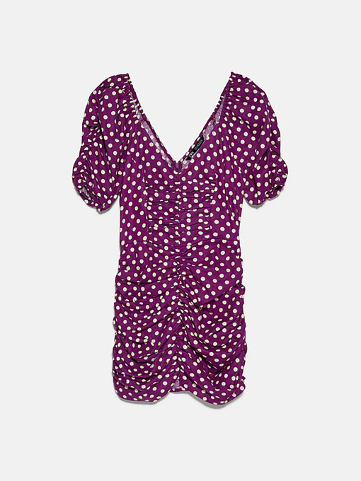 Платье мини ZARA модель 65589 Фото