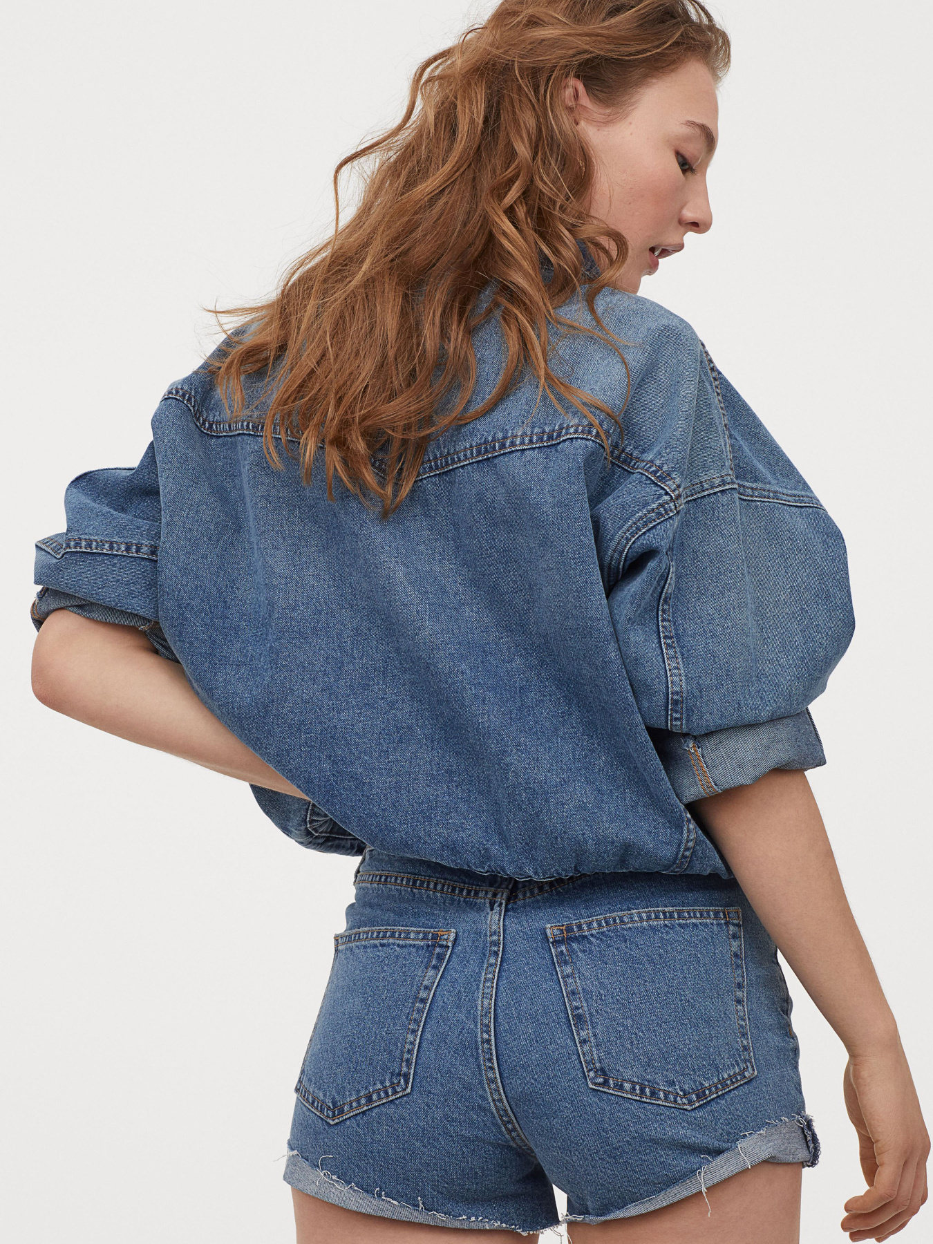 Джинсовые шорты H&M модель 43043 Фото