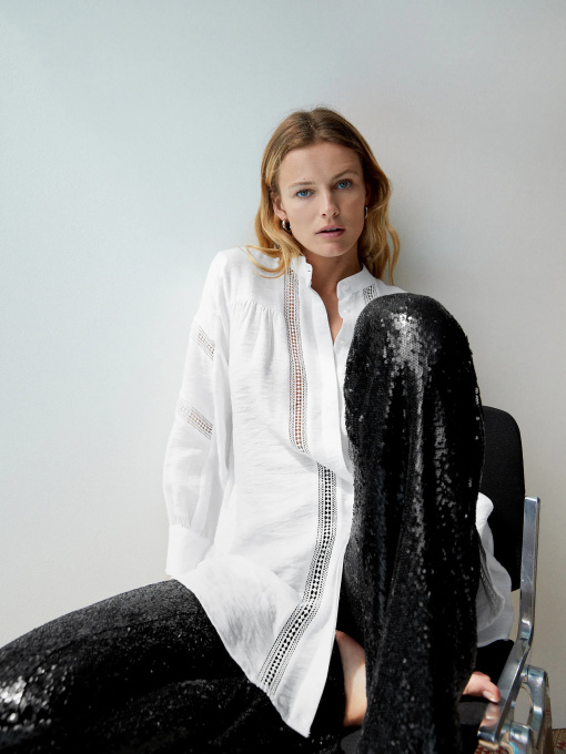 Блуза ZARA Модель 65571 Фото