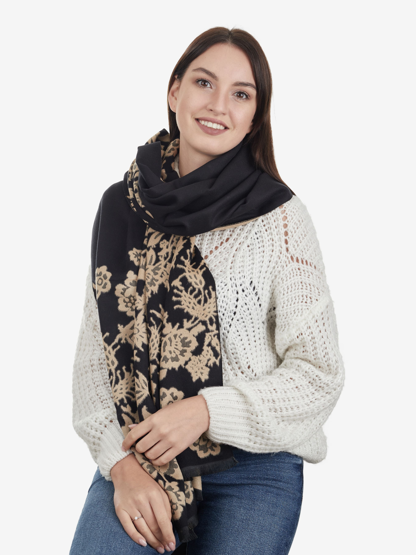 Шарф Regina Notte модель 4000000174549 Фото