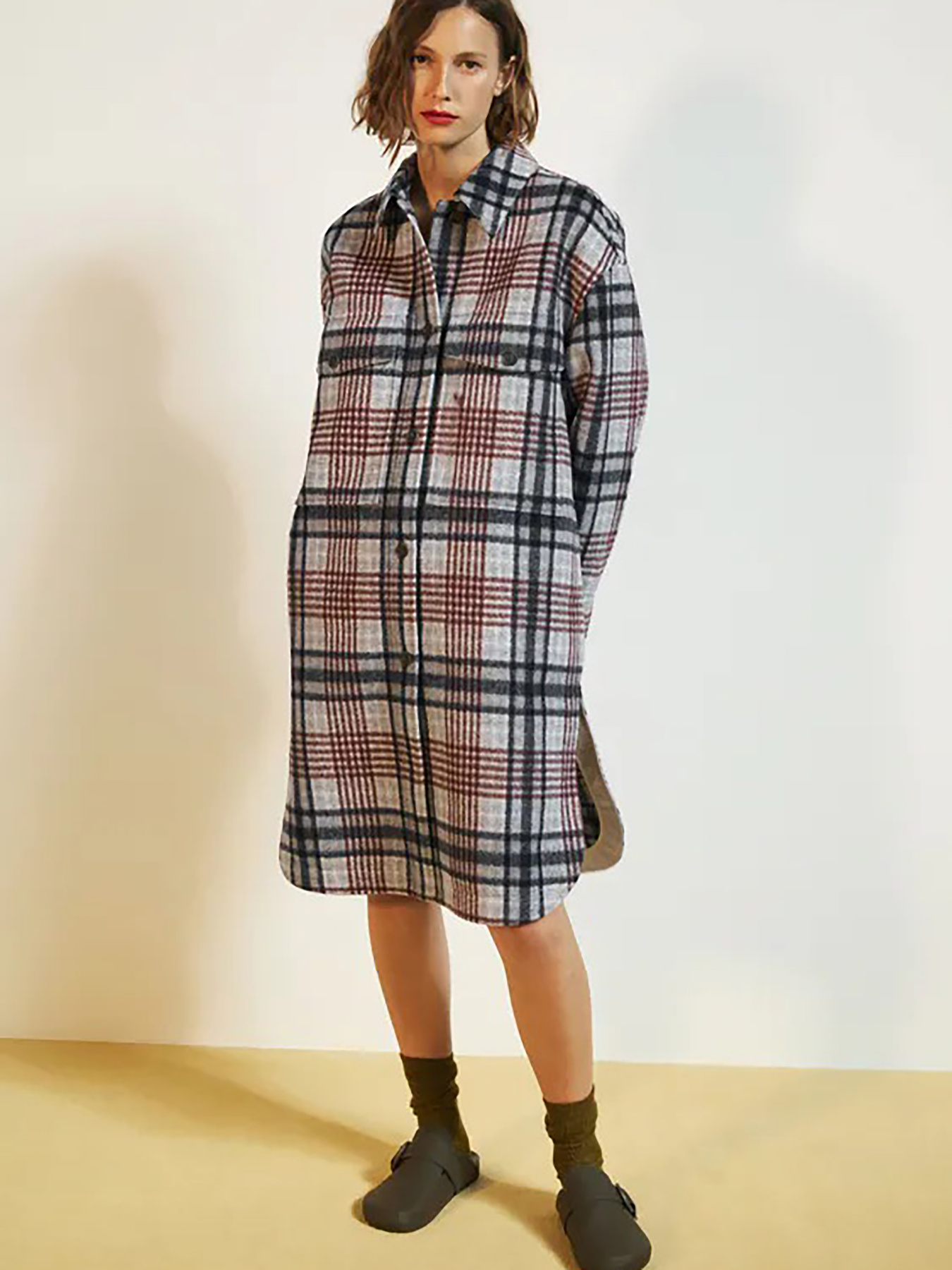 Пальто ZARA модель 64977 Фото