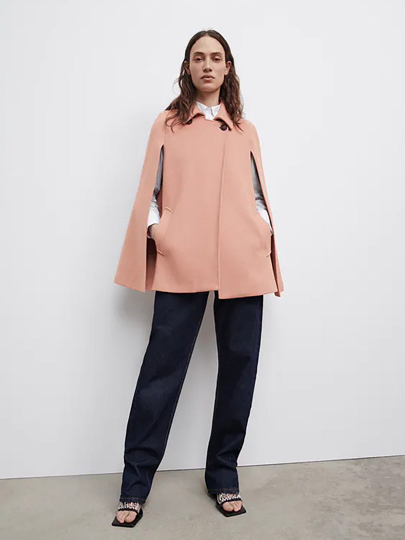 Пальто ZARA модель 65082 Фото