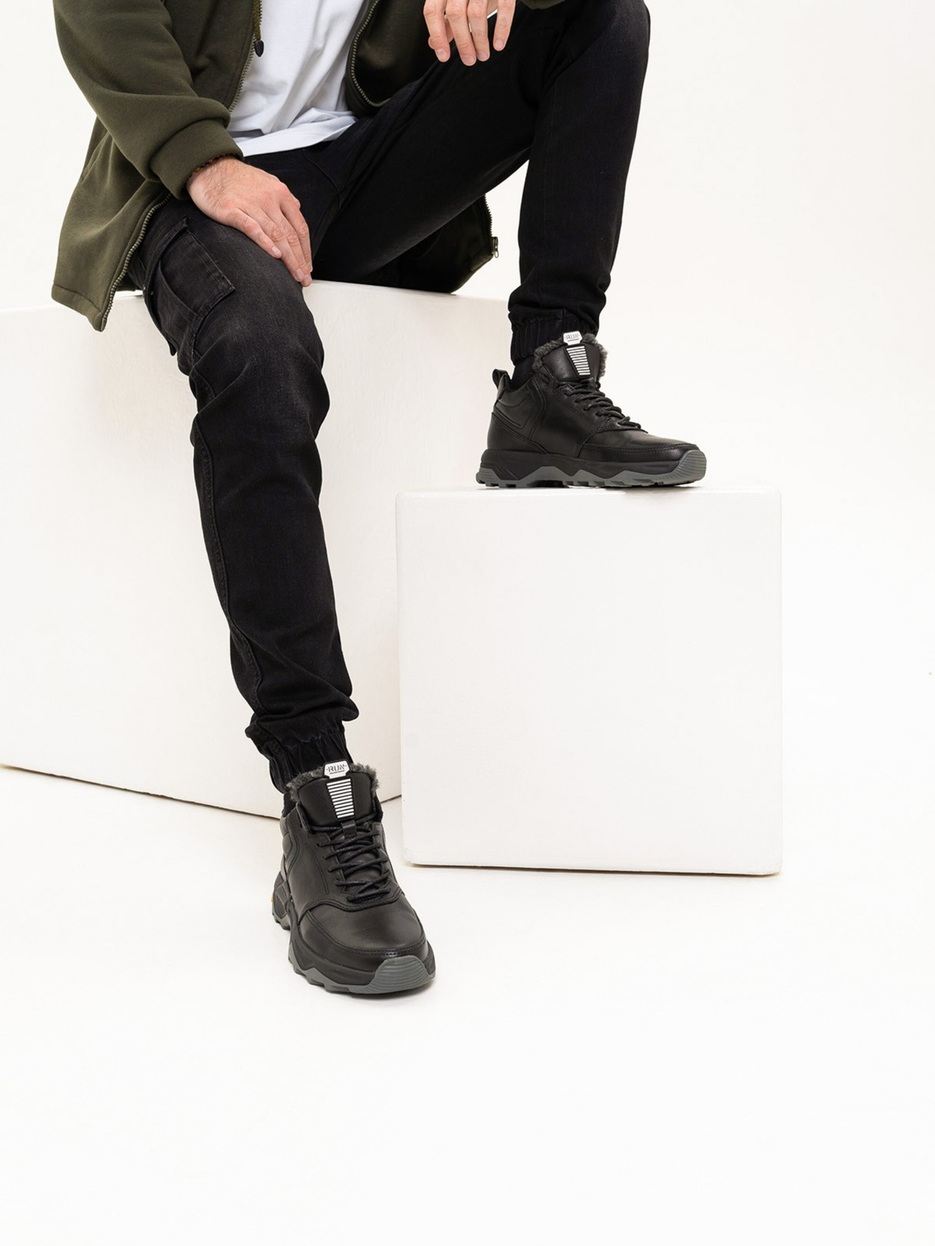 Ботинки ISSA Plus модель GOB2-149_black Фото