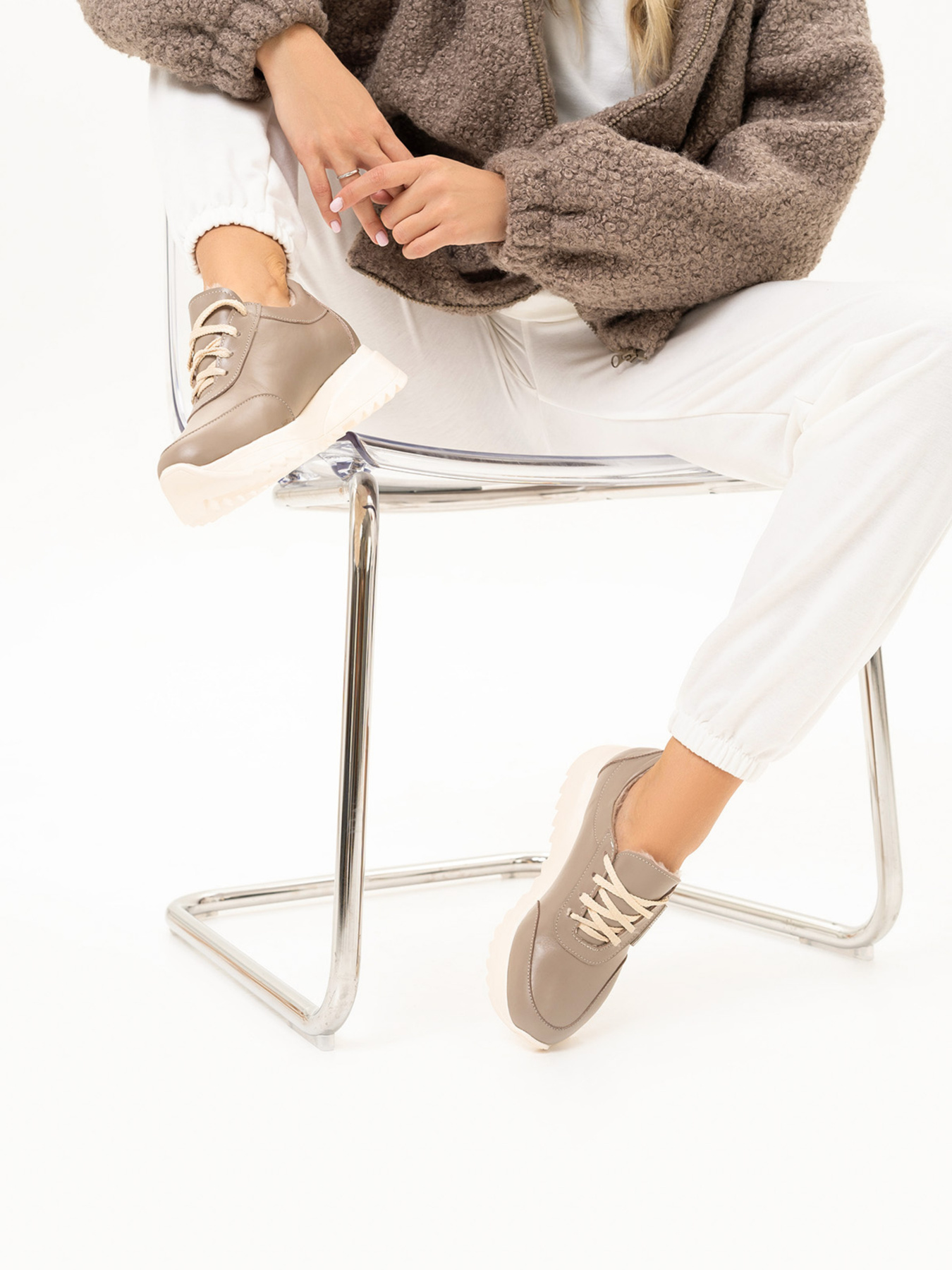 Кроссовки ISSA Plus модель OB2-150_beige Фото