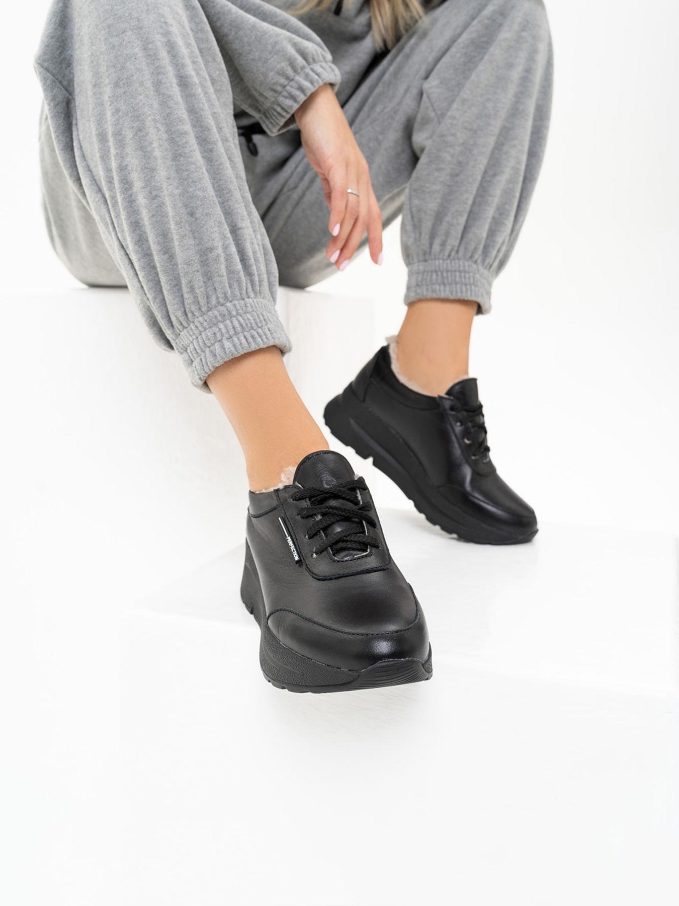 Кроссовки ISSA Plus модель OB2-150_black Фото