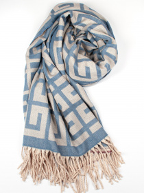 Шарф ISSA Plus модель SH-21_blue Фото