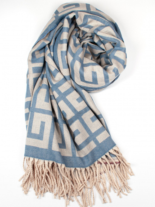 Шарф ISSA Plus модель SH-21_blue Фото