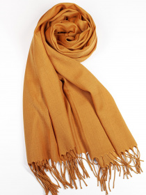 Шарф ISSA Plus модель SH-22_mustard Шарф ISSA Plus модель SH-22_mustard Фото