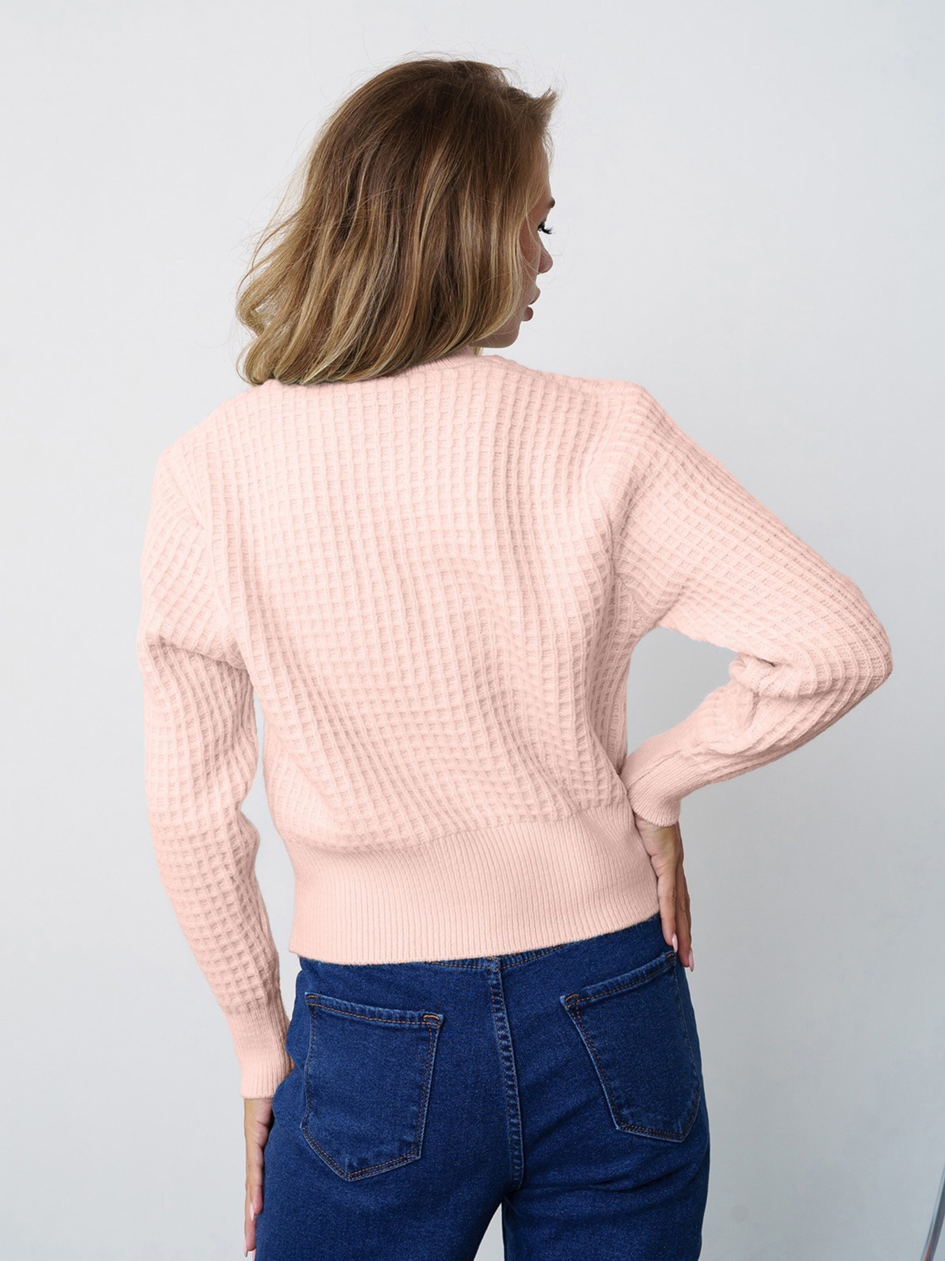 Свитер ISSA Plus модель WN20-323_pink Фото