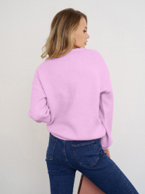 Свитер ISSA Plus модель WN20-324_lilac Фото