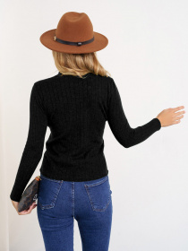 Водолазка ISSA Plus модель WN20-329_black Фото