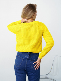 Светр ISSA Plus модель WN20-334_yellow Фото