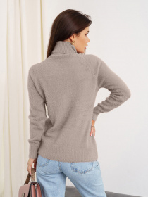 Свитер ISSA Plus модель WN20-344_beige Фото