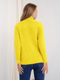 Свитер ISSA Plus модель WN20-344_mustard Фото