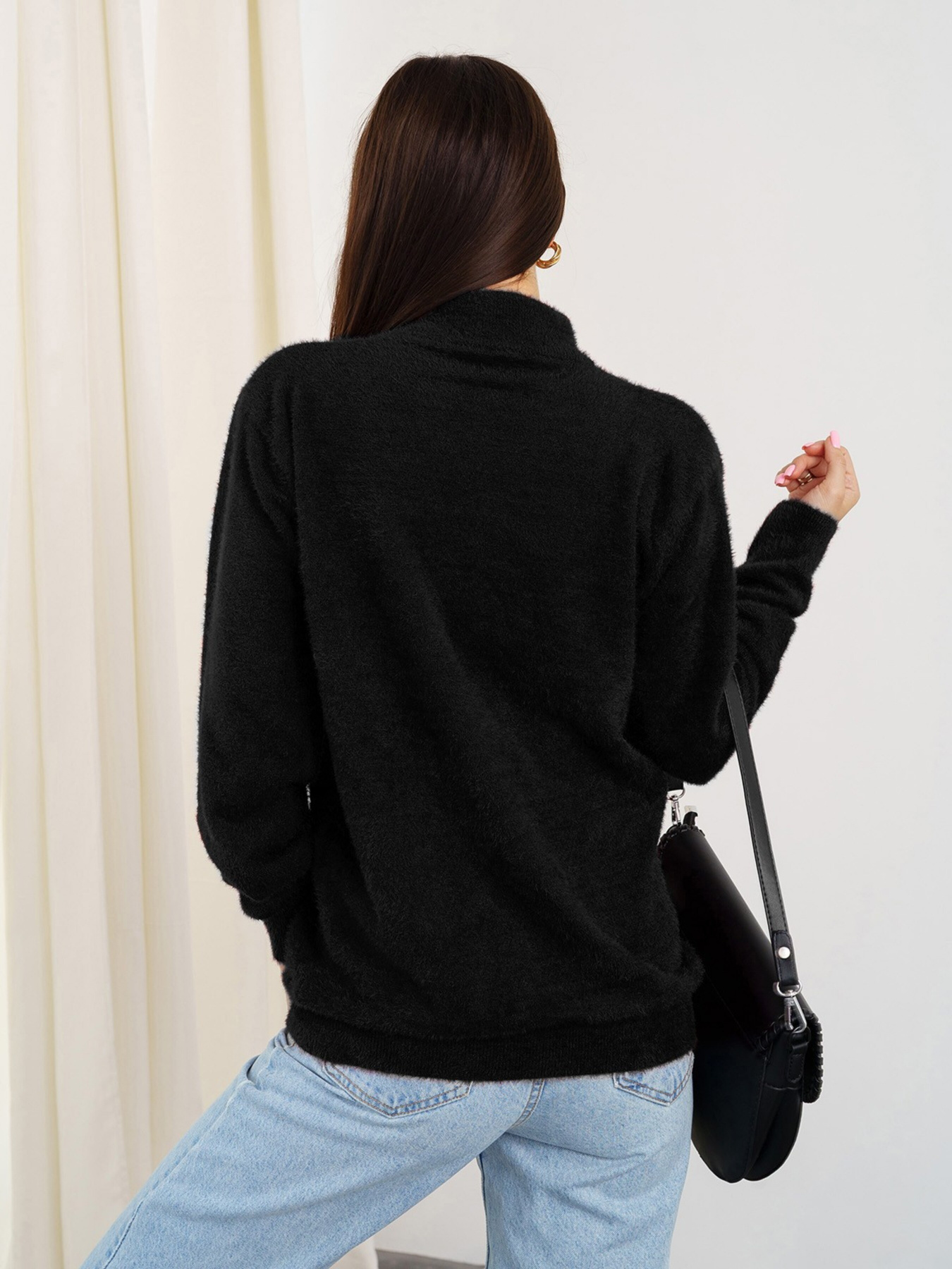 Водолазка ISSA Plus модель WN20-347_black Фото