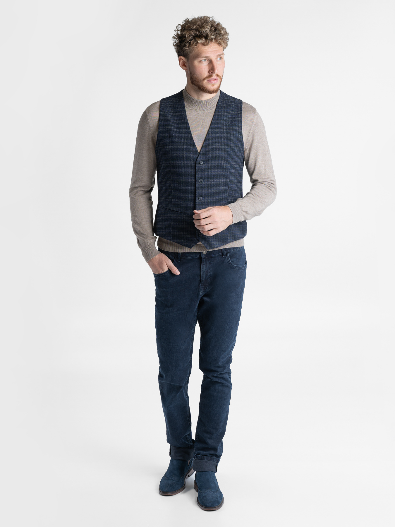 Жилет классический Arber модель M20.34.10.233 Фото