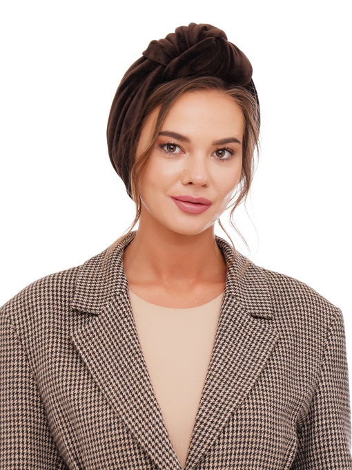 Бархатный тюрбан, повязка MyScarf модель tb_002 Фото