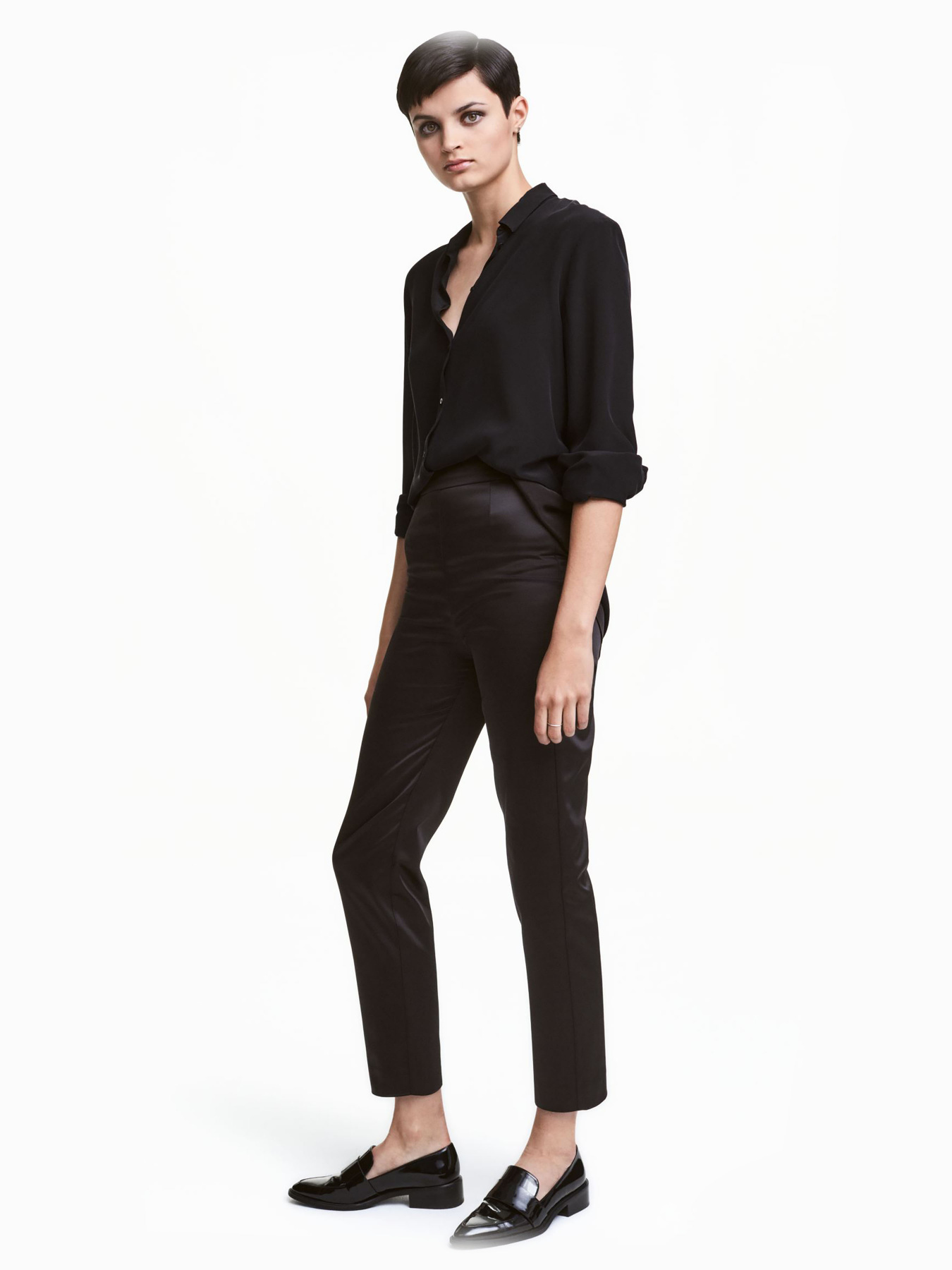 Брюки повседневные H&M модель 64436 Фото