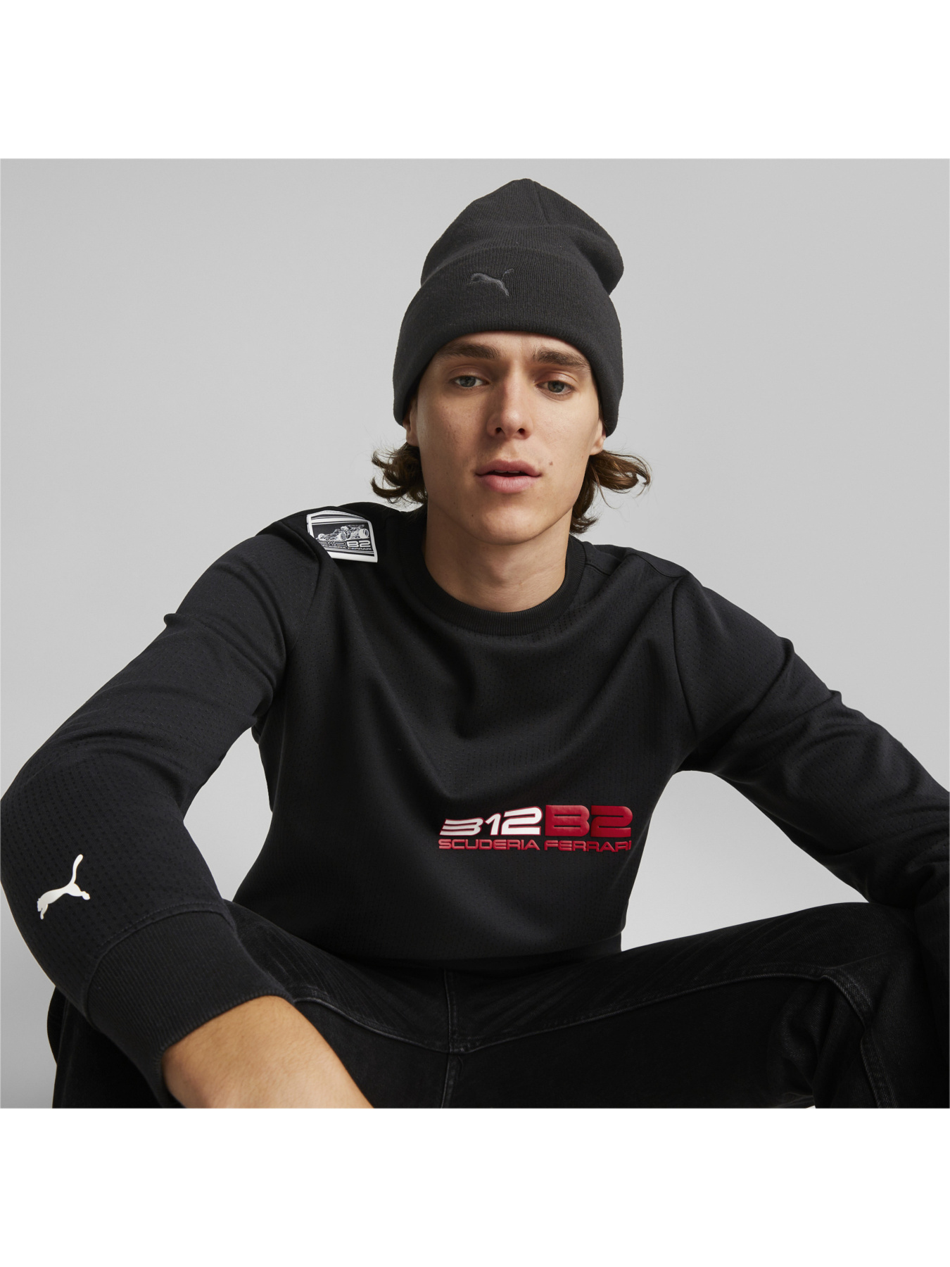 Шапка PUMA Ferrari SPTWR Classic Beanie модель 024007 Шапка PUMA Ferrari SPTWR Classic Beanie модель 024007 Фото