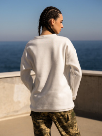 Свитшот ISSA Plus модель 13600_milky Фото