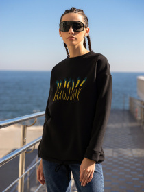 Світшот ISSA Plus модель 13600A_black Світшот ISSA Plus модель 13600A_black Фото