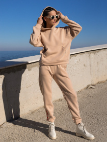 Спортивний костюм ISSA Plus модель 13601_beige Фото