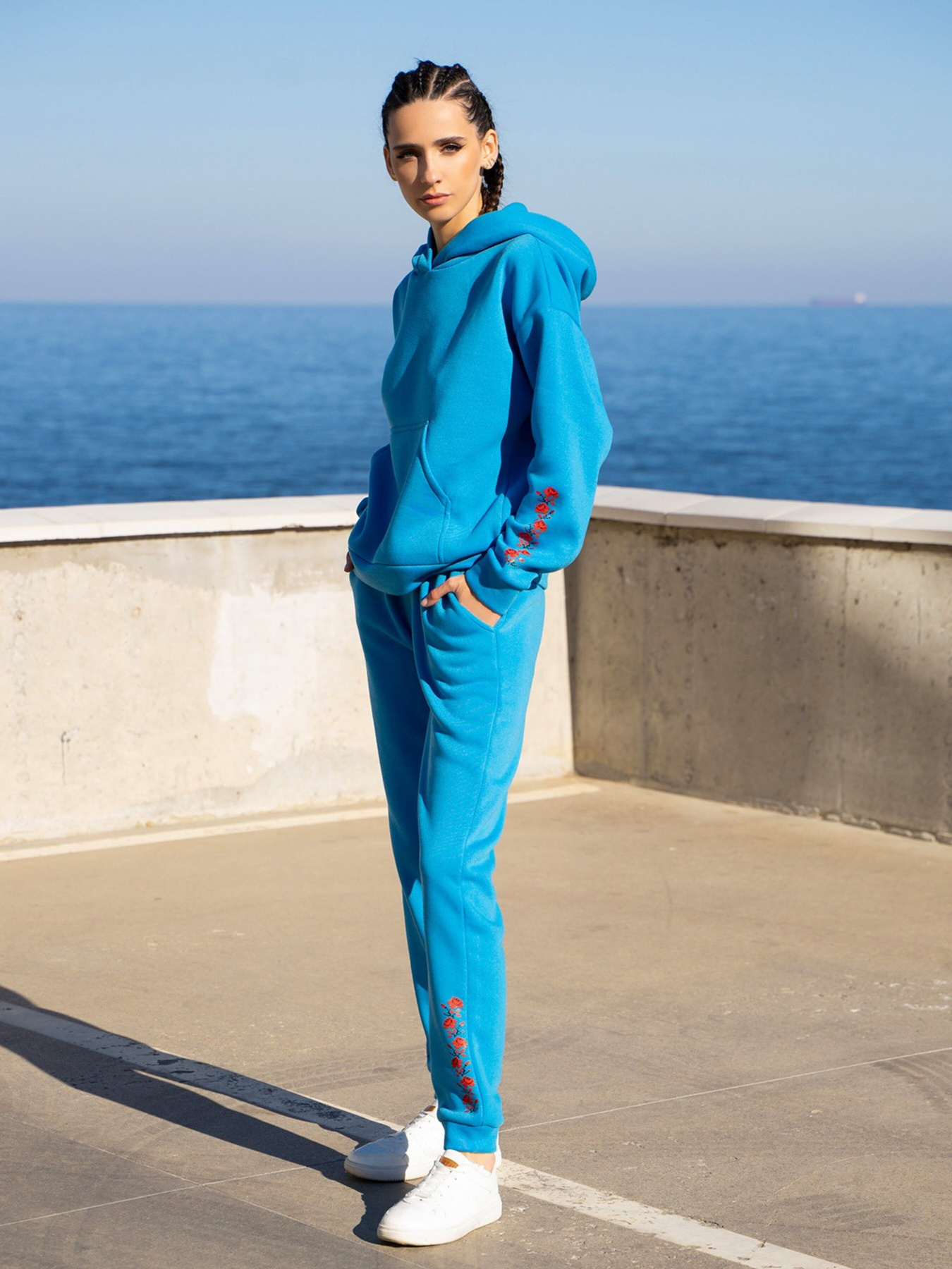 Спортивний костюм ISSA Plus модель 13601_blue Фото