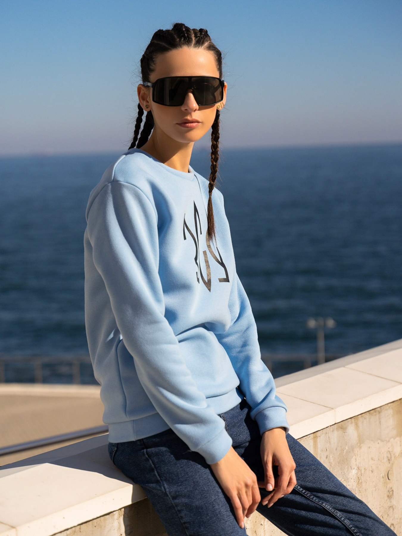 Свитшот ISSA Plus модель 13602_blue Фото