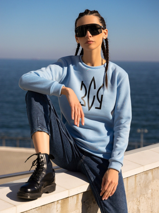 Свитшот ISSA Plus модель 13602_blue Фото