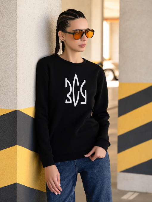 Свитшот ISSA Plus модель 13602_black Фото