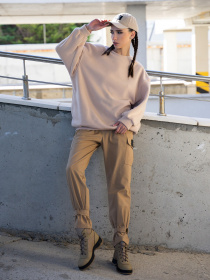 Свитшот ISSA Plus модель 13603_beige Фото