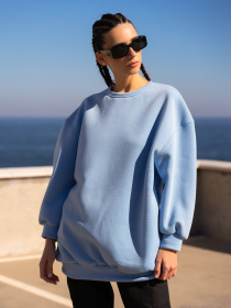 Світшот ISSA Plus модель 13603_blue Фото