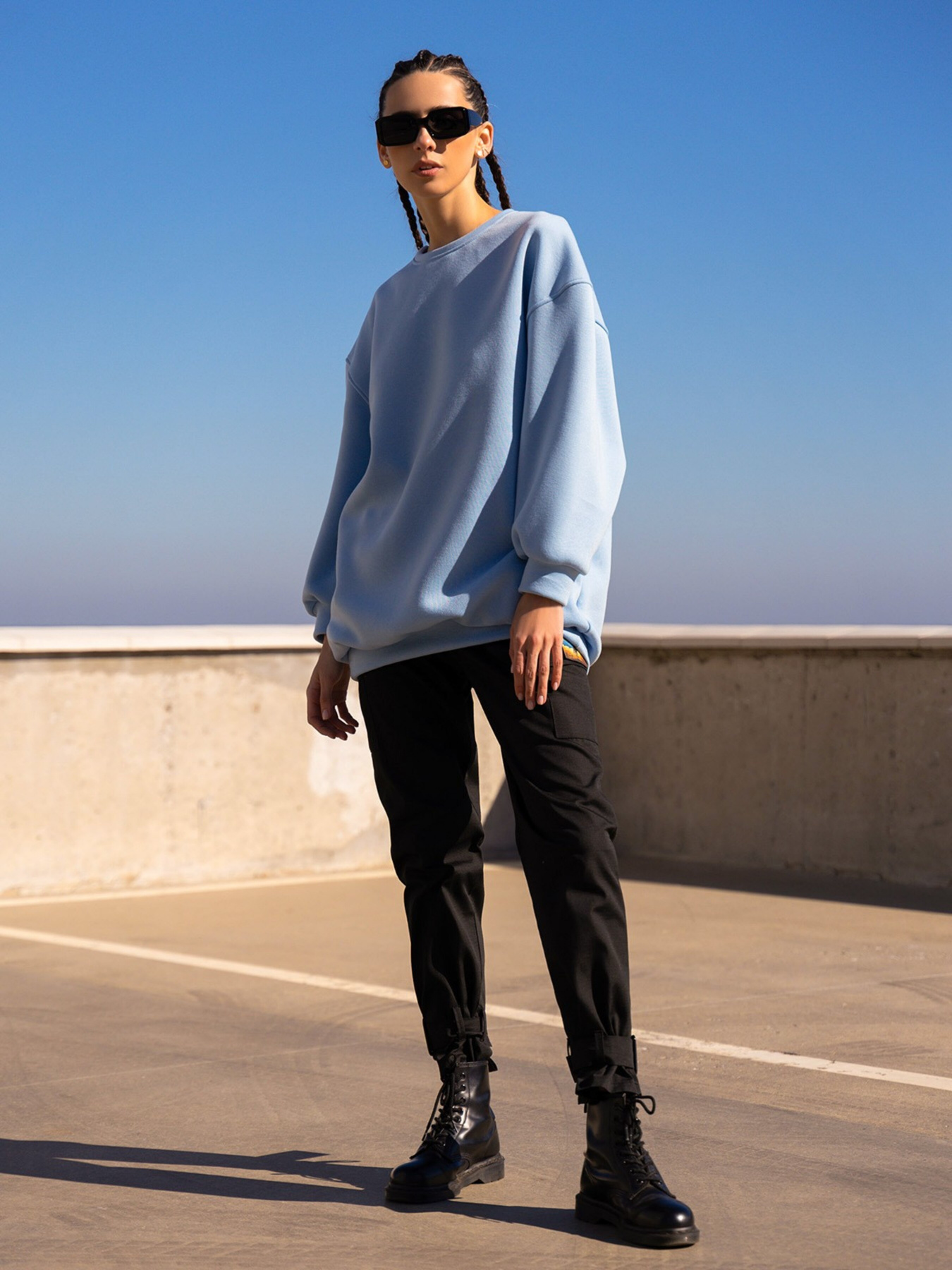 Свитшот ISSA Plus модель 13603_blue Фото