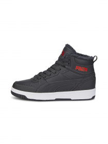 Кеды высокие PUMA Rebound Joy Fur Jr модель 375477 Фото