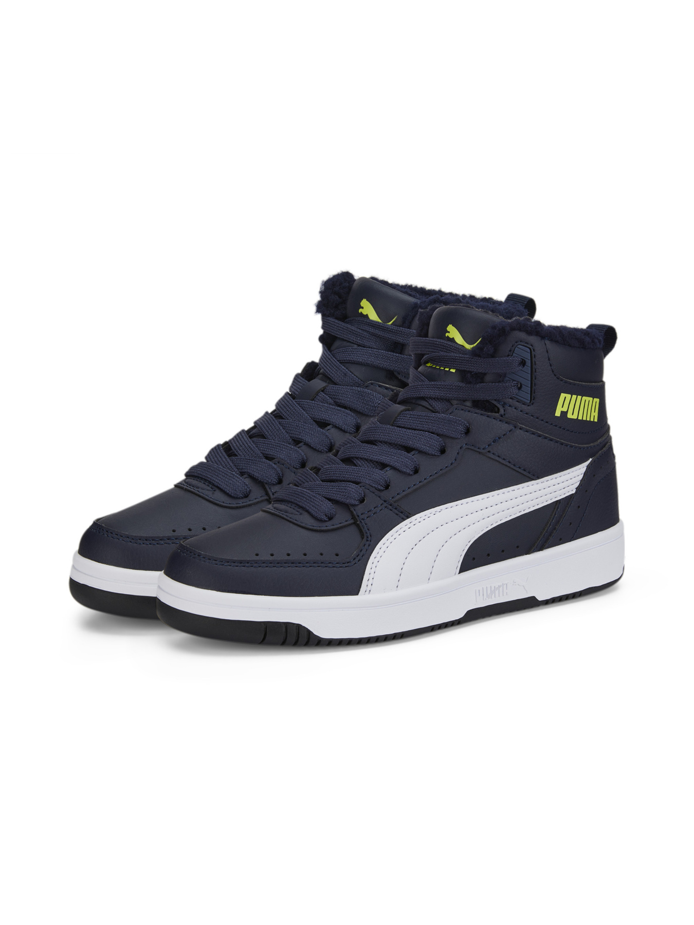 Кеды высокие PUMA Rebound Joy Fur Jr модель 375477 Фото