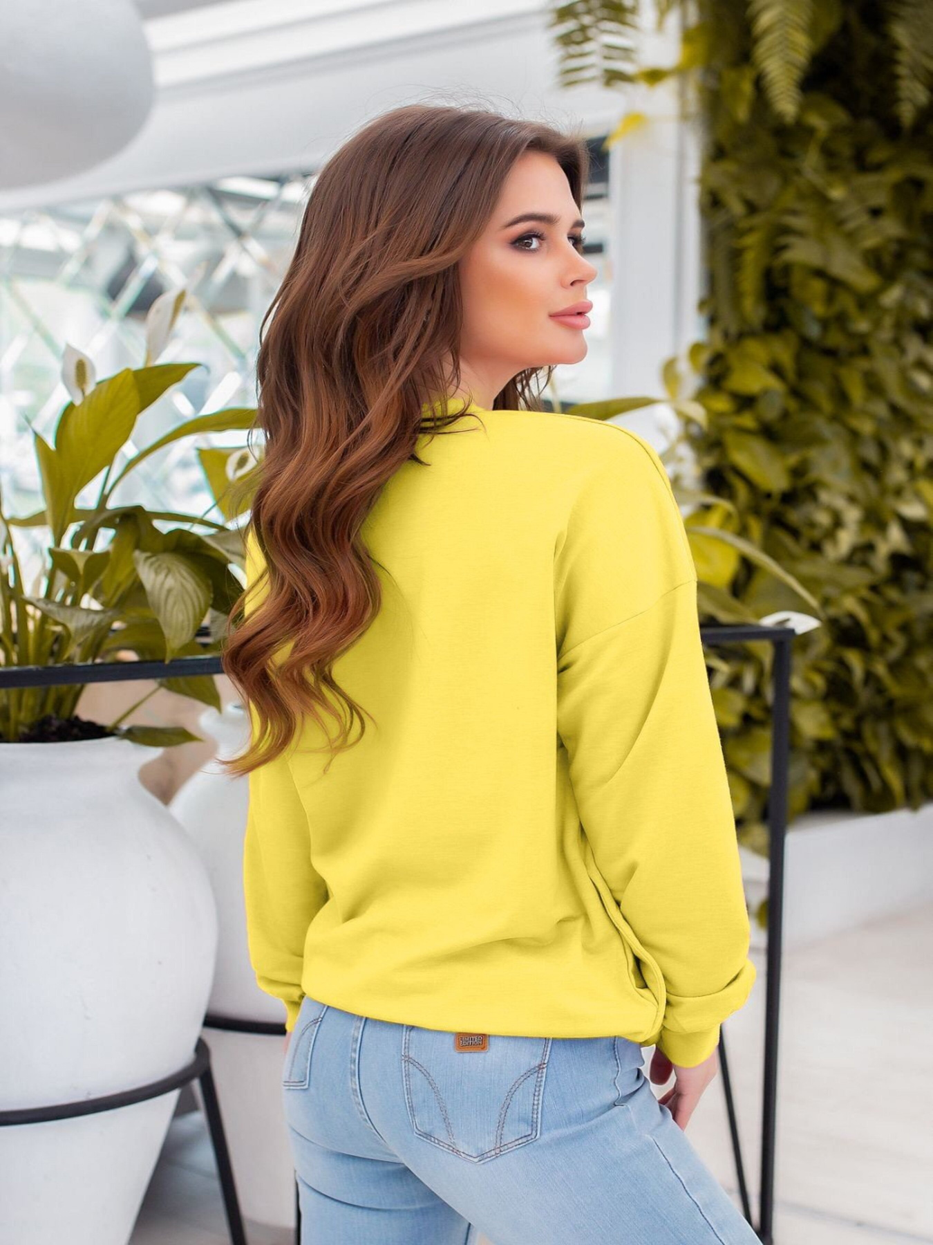 Свитшот ISSA Plus модель 11680_yellow Фото