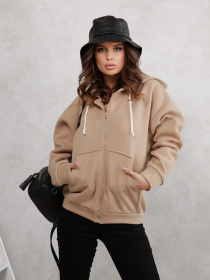 Худи ISSA Plus модель 12294_beige Худи ISSA Plus модель 12294_beige Фото