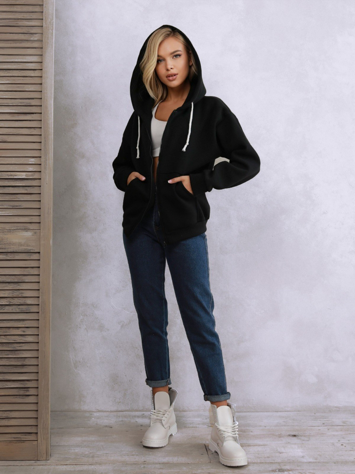 Кофта ISSA Plus модель 12294_black Фото