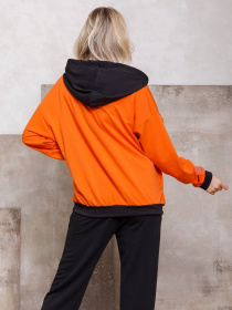 Худи ISSA Plus модель 12422_terracotta Фото