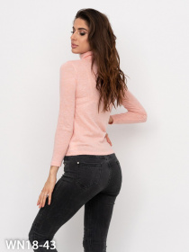 Водолазка ISSA Plus модель WN18-43_peach Фото