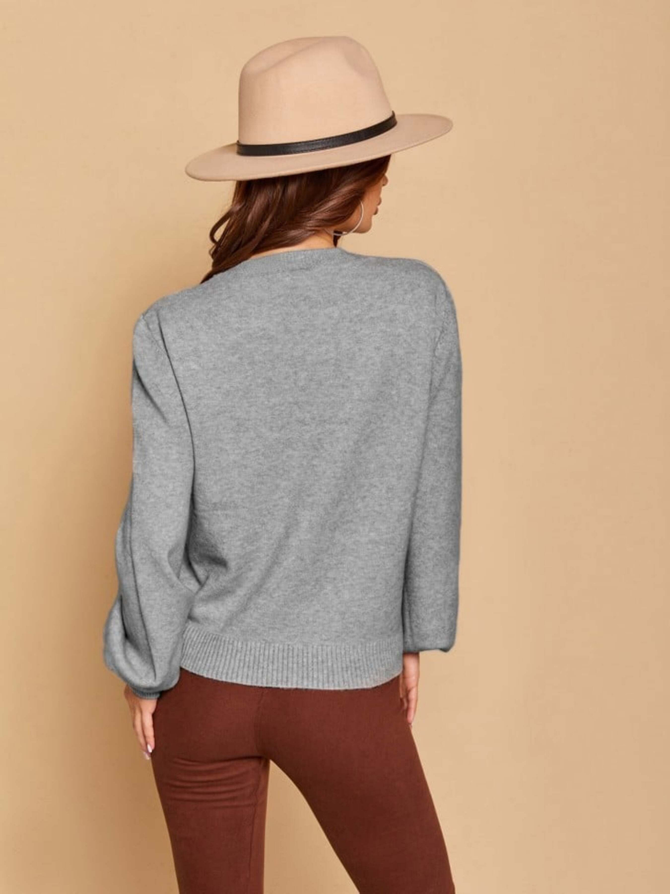 Джемпер ISSA Plus модель WN20-170_grey Джемпер ISSA Plus модель WN20-170_grey Фото