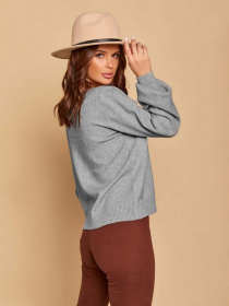 Джемпер ISSA Plus модель WN20-170_grey Джемпер ISSA Plus модель WN20-170_grey Фото